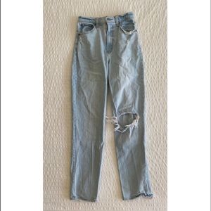 Abercrombie Light Wash 90s Straight Jeans